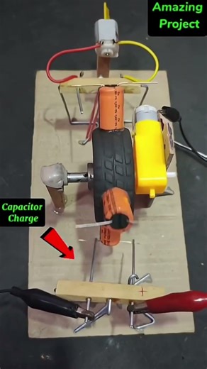 Free Energy Generator Using Motor #diyprojects #freeenergy #explorer #experimental #dcmotor #short