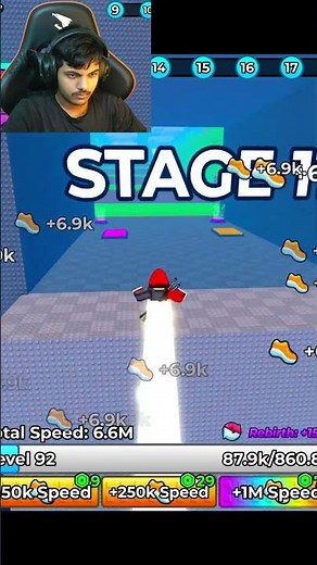 I Played the NEW +1 Ninja Speed Game! 😱🔥 | Roblox #shorts