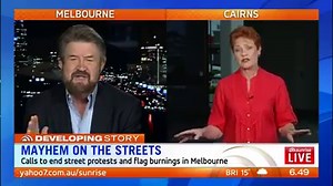 56K views · 268 reactions | Derryn Hinch blows up at Pauline Hanson saying she's "got it completely wrong and needs to check her facts". Hanson was arguing flag burning and violent protests are a direct by-product of multi-culturalism. Do you agree? | Sunrise | Facebook