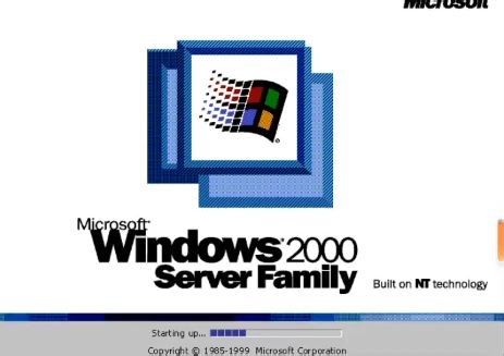 windows2000server安装教程