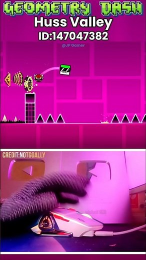 Geometry Dash In Huss Valley #geometrydash #short