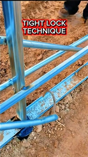 DIY Hook Tool Locks Greenhouse Frame Tight.