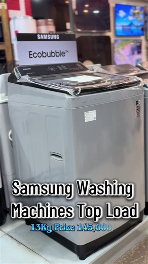 Samsung Washing Machines Top Load 13Kg Price 145,000/= #tiktok #foryou #viral #fypシ #foryoupage