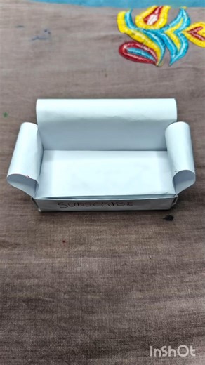 Mini Paper Sofa Making Tutorial (Origami Craft)