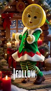 Dancing Lemon Elf 🎄🍋✨ AI Generated #shorts #christmas