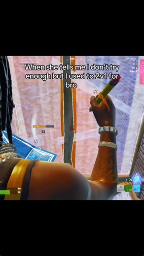 When she tells me I don’t try enough but I used to 2v1 for bro #fortnite #fyp #flop #gameplay