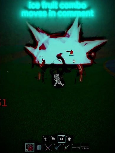 ice fruit blox fruits combo #roblox #bloxfruits
