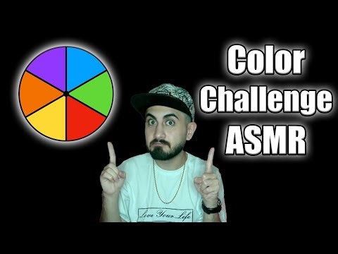 Color Challenge ASMR With Color Spinner !