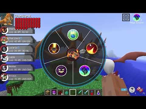Como deixar pokemon mega evolúido fora da pokebola pixelmon Pt 2