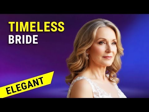 The Most Elegant Open-Hair Wedding Hairstyles for Women Over 50 & 60 (Timeless & Youthful!)