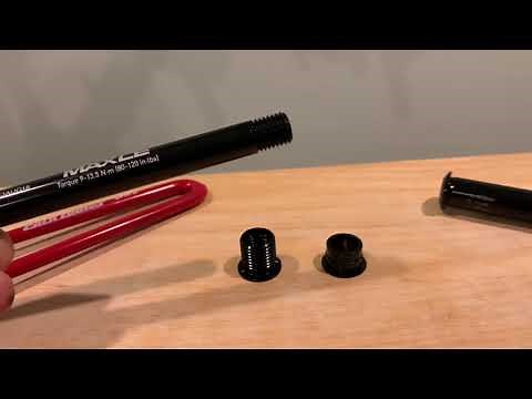 15mm to 12mm Fork Thru Axle Conversion Kit