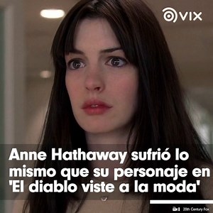 Anne Hathaway sufrió lo mismo que su personaje en "El diablo viste a la moda". Mira más historias de los famosos: https://bit.ly/VIXTVFB | Icons Español