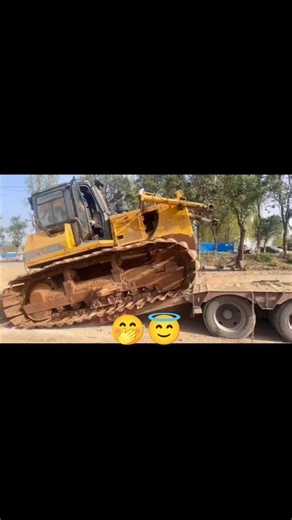 Old Bulldozer Loading on Truck Using Ramps | Real Field Work Heavy Equipment