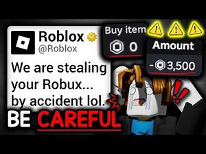 Do NOT Fall For This Roblox Glitch Scam...