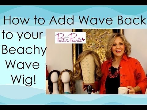 How to Get the Wave back in your Beachy Wave Wig!