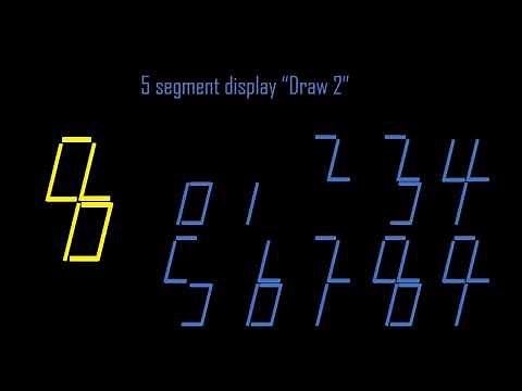 5 segment display "Draw 2"