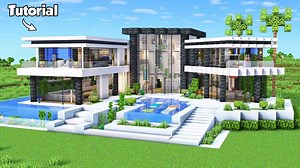 【WiederDude】-《我的世界》_终极现代住宅教程(简单易懂)_ -室内描述_