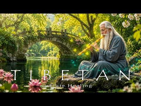 (No Ads) Tibetan Flute Music For Healing Stress - Release Subconscious Negativity - Heal The Soul