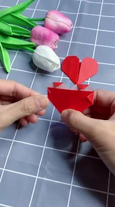 3.4K views · 19 reactions | Hart Floding #paper #hartfloding #papercraft | Danet Craft | Facebook