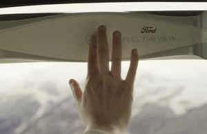 Ford's 'Feel The View' smart car window could let blind individuals experience passing scenery