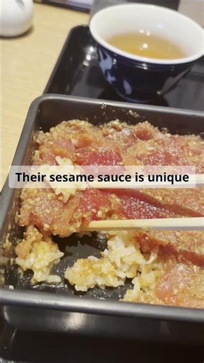 This Sesame Tuna Bowl in Ginza Is My Absolute Favorite #japanesefood #japanesefood