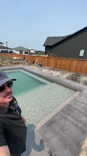 Aruba Resort Depth Plunge Pool is complete and ready for landscaping! It comes in 48