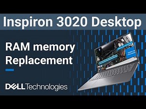 Inspiron 3020 Desktop | How to replace the RAM memory modules