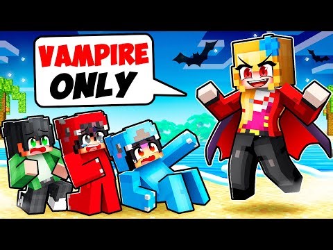 ONE VAMPIRE on an ALL BOYS Island!