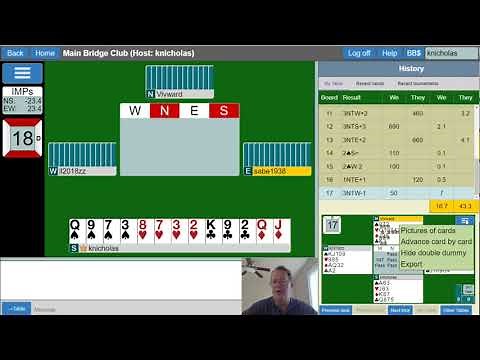 BBO Bridge Base Online commentary on 10 hands SAYC bidding