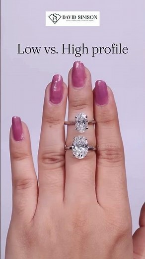 Low vs High Profile Engagement Rings – Which One Should You Choose? 💍🤔
