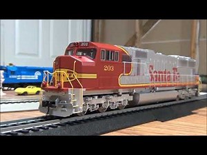 Review: Walthers Mainline EMD SD75M (Santa Fe)