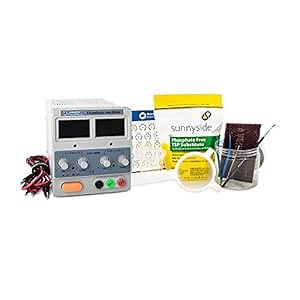 Precision Titanium Anodizing Kit for Jewelry - Titanium Anodizer Machine - Titanium Anodizing Power Supply Full Digital Voltage (DC 0-1A/0-120V)