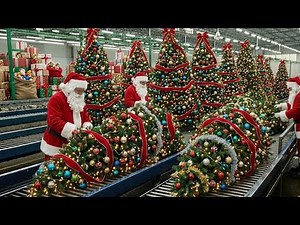 Inside the Christmas Tree Factory: How PVC Becomes Artificial Christmas Trees (Full Process)