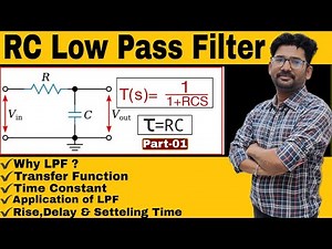 RC Low Pass Filter Explained in Hindi | Transfer Function of RC Low Pass Filter