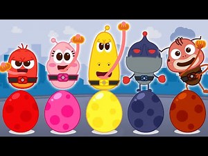 Surprise Eggs Kids Songs | Larva Rangers | Larva Kids - Nursery Rhymes