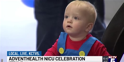 NICU graduates reunite with caregivers at AdventHealth Shawnee Mission