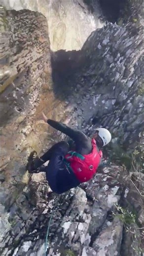 Canyoning in Scottish Highlands (Canyon Laggan).#shorts