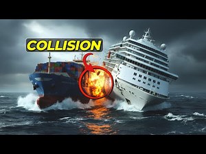 “Giant Ship Collision at Sea — Terrifying Crash Caught on Camera”
