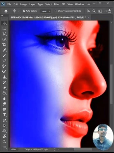 Dramatic Face Lighting Effect Photoshop Tutorial ⚡ Beginner Friendly #aggraphics