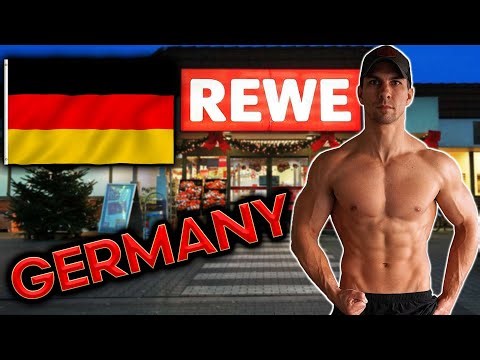 What I Eat in GERMANY to Stay Shredded 🇩🇪 LOW Calorie HIGH Protein GERMAN REWE Foods