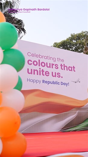 Guwahati Airport on Instagram: "Celebrations at #GuwahatiAirport reflected the spirit of Republic Day through moments of pride and togetherness. Terminal 1 hosted a vibrant ceremony at the VIP parking area, where CAO Mr Mukesh Nankani and CASO Mr Arvind Kumar Singh unfurled the national tricolour. The programme featured cultural performances, a CISF VIP protection drill, and a canine squad demonstration. The celebrations concluded with a Rewards and Recognition ceremony honouring personnel from