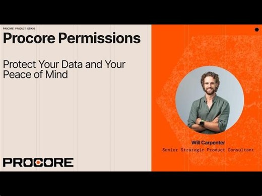 Procore Permissions: Protect Your Data and Your Peace of Mind | Robert Hudman