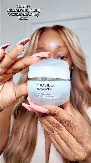lUXURY CREAM!!!SHISEIDO BENEFIANCE BRIGHTENING & WRINKLE SMOOTHING CREAM #skincare #skincareroutine