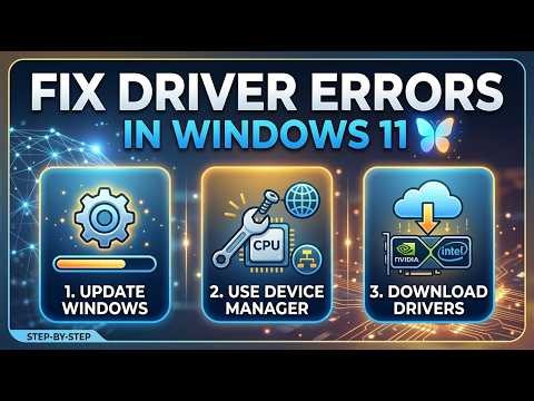 How to Fix Driver Errors in Windows 11 (Step-by-Step)