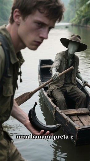 O Barqueiro Sem Rosto do Rio Mutante e o Caixão Flutuante! 🛶👤❌ #somdaamazonia #medoreal #terrorreal