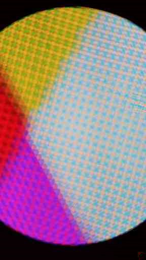 Phone Screen Colors Magnified