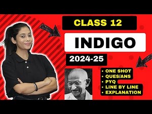 Indigo Class 12 in Hindi | Full ( हिंदी में ) Explained | Indigo Class 12 2024-25 | Taniya Sharma