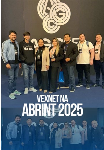Abrint 2025 💙 #Vexnet #Telecom #FibraOptica #Provedor