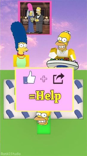 Homer Simpson helps Marge Simpson get her hair back!