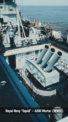 The Royal Navy’s “Squid” — The ASW Mortar You’ve Never Heard Of WW2